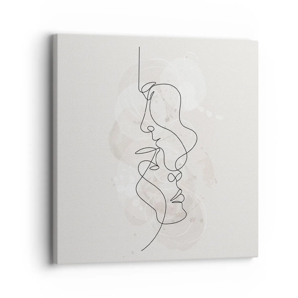 Tablou pe pânză - Încurcați într-o îmbrățișare - 30x30 cm