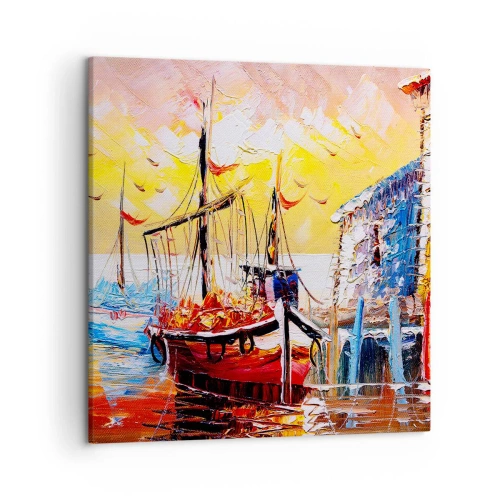 Tablou pe pânză - Întoarcere fericită - 50x50 cm