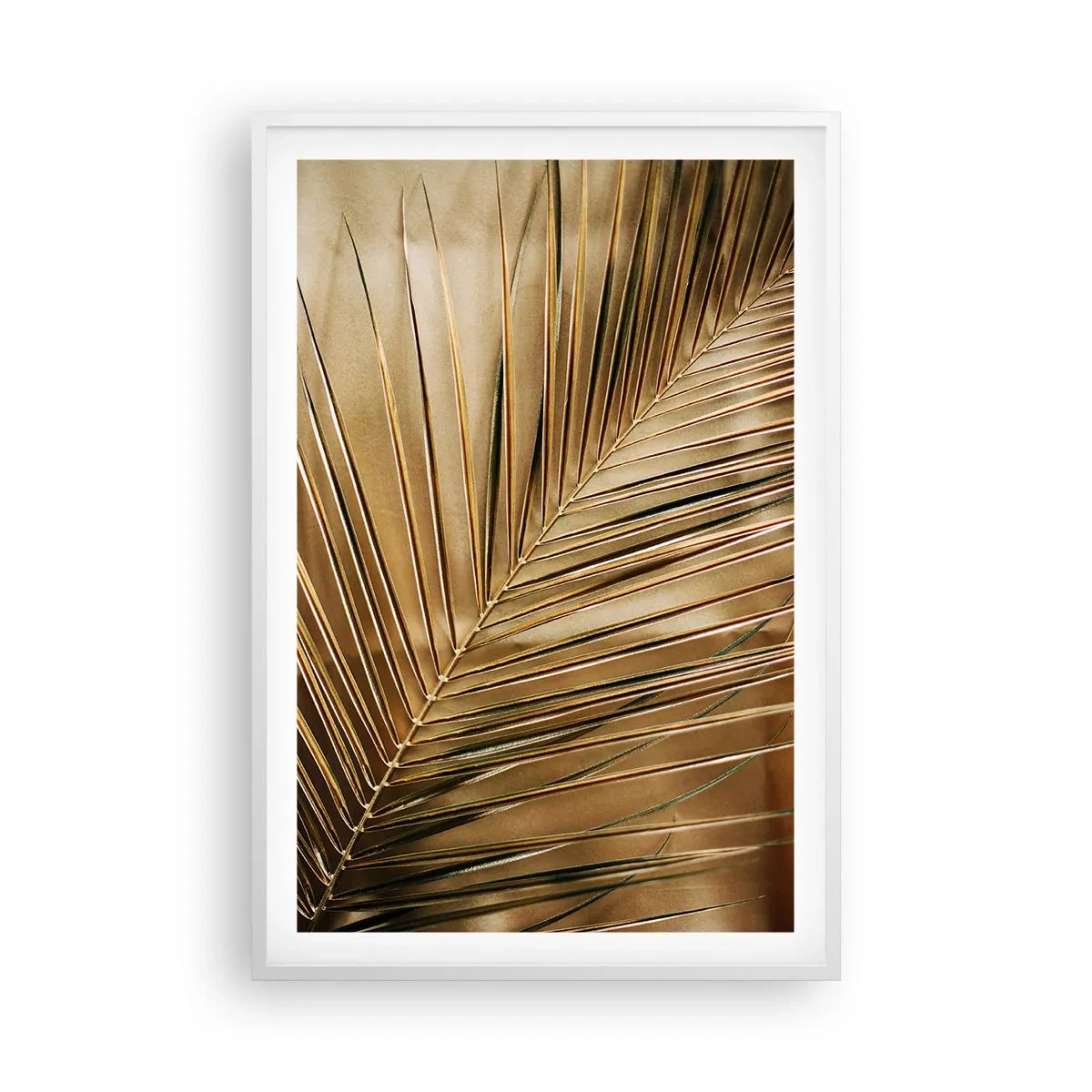 Poster în ramă albă - Colonadă naturală - 61x91 cm