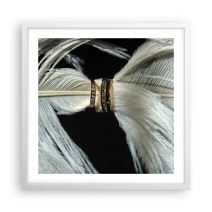 Poster în ramă albă - ...și nu te voi părăsi.. - 50x50 cm