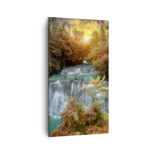 Tablou pe pânză - Comoara ascunsă a pădurii - 45x80 cm