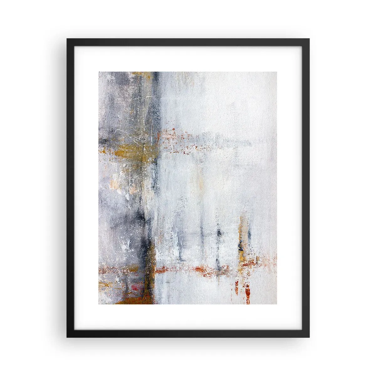 Poster în ramă neagră - În spatele cortinei de aer - 40x50 cm
