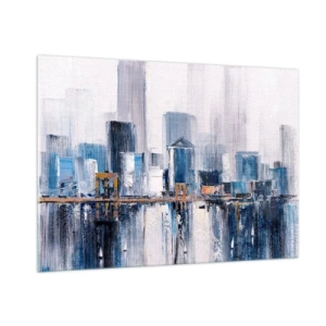 Tablou pe sticlă - Impresie de New York - 100x70 cm