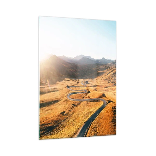 Tablou pe sticlă - Într-o vale de aur - 50x70 cm