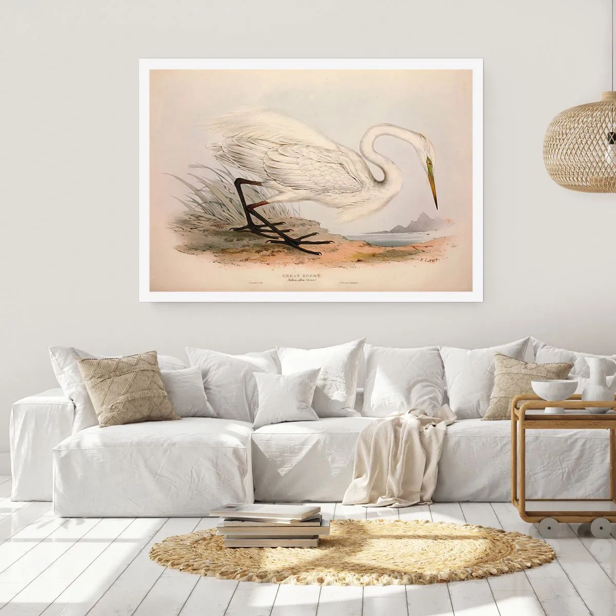 Poster - Doamna în stufărișuri - 50x40 cm