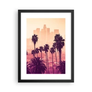 Poster în ramă neagră - Peisaj din California - 30x40 cm