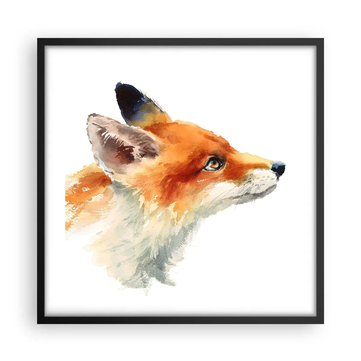 Poster în ramă neagră - Nu poți fi niciodată prea atent - 50x50 cm