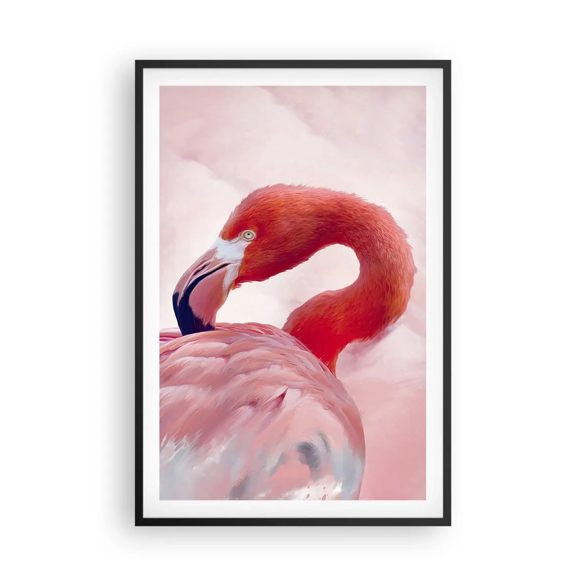 Poster în ramă neagră - Frumusețea păsărilor - 61x91 cm