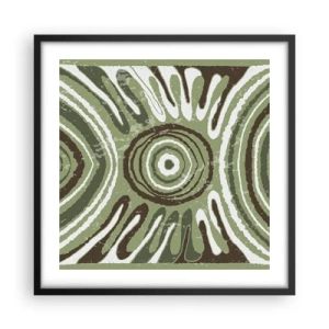 Poster în ramă neagră - Explozie de emoții - 50x50 cm