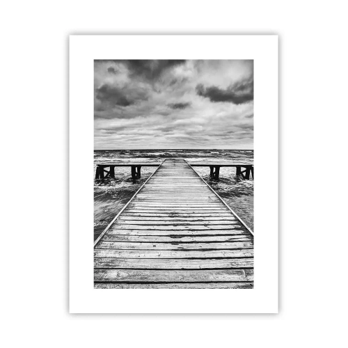 Poster - Aștept ca vântul să fugărească... - 30x40 cm