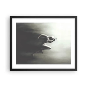 Poster în ramă neagră - De neoprit - 50x40 cm