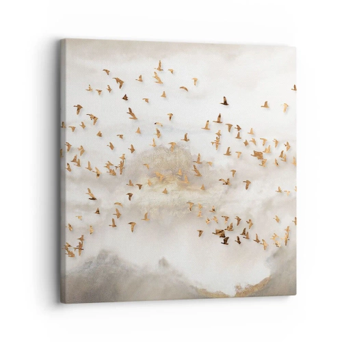 Tablou pe pânză - A sosit timpul... - 30x30 cm