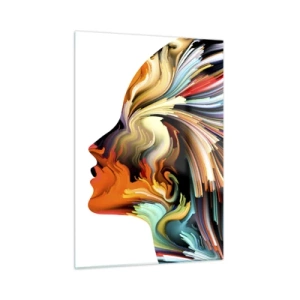 Tablou pe sticlă - O explozie de imaginație - 50x70 cm