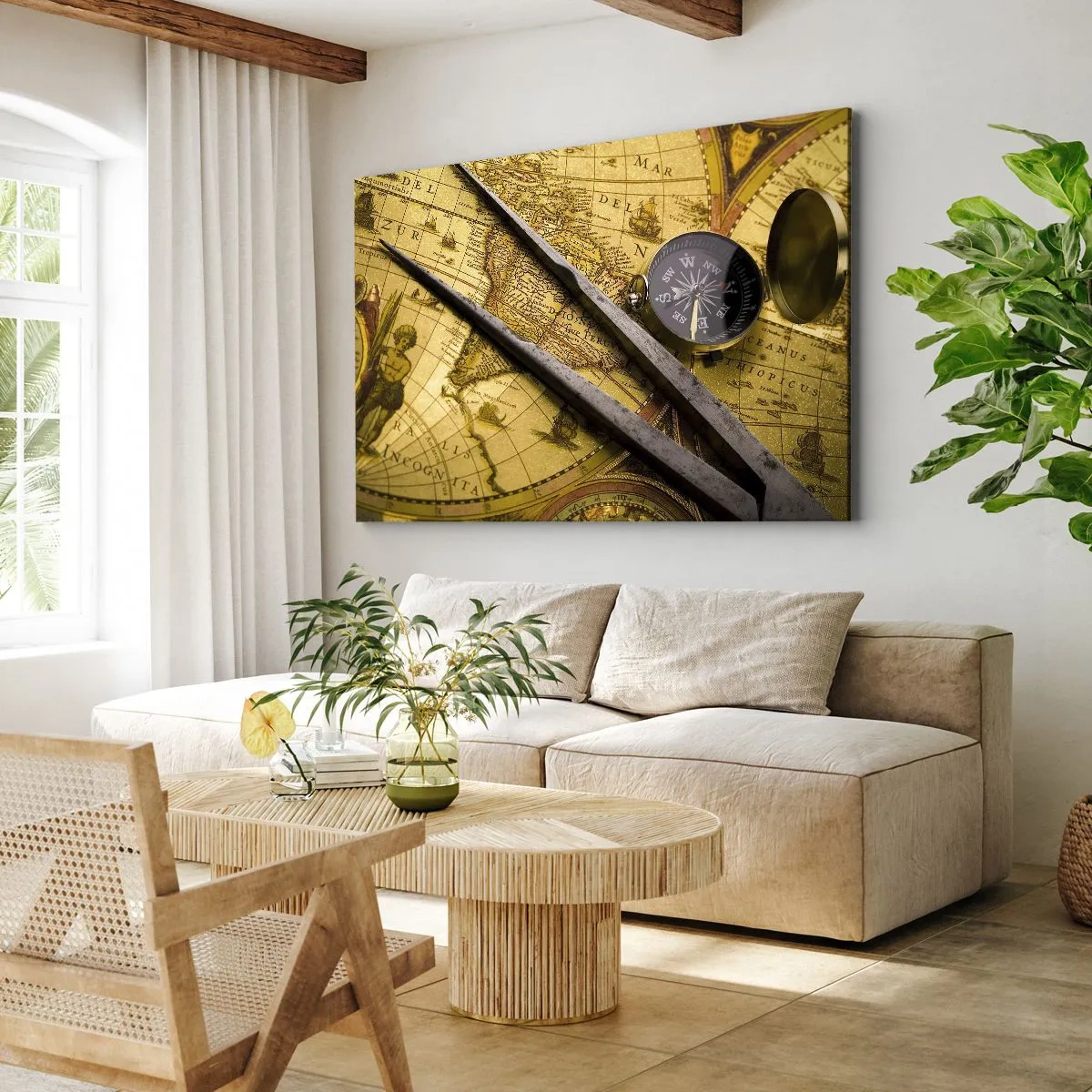 Tablou pe pânză - Unde sunt aceste comori? - 100x70 cm