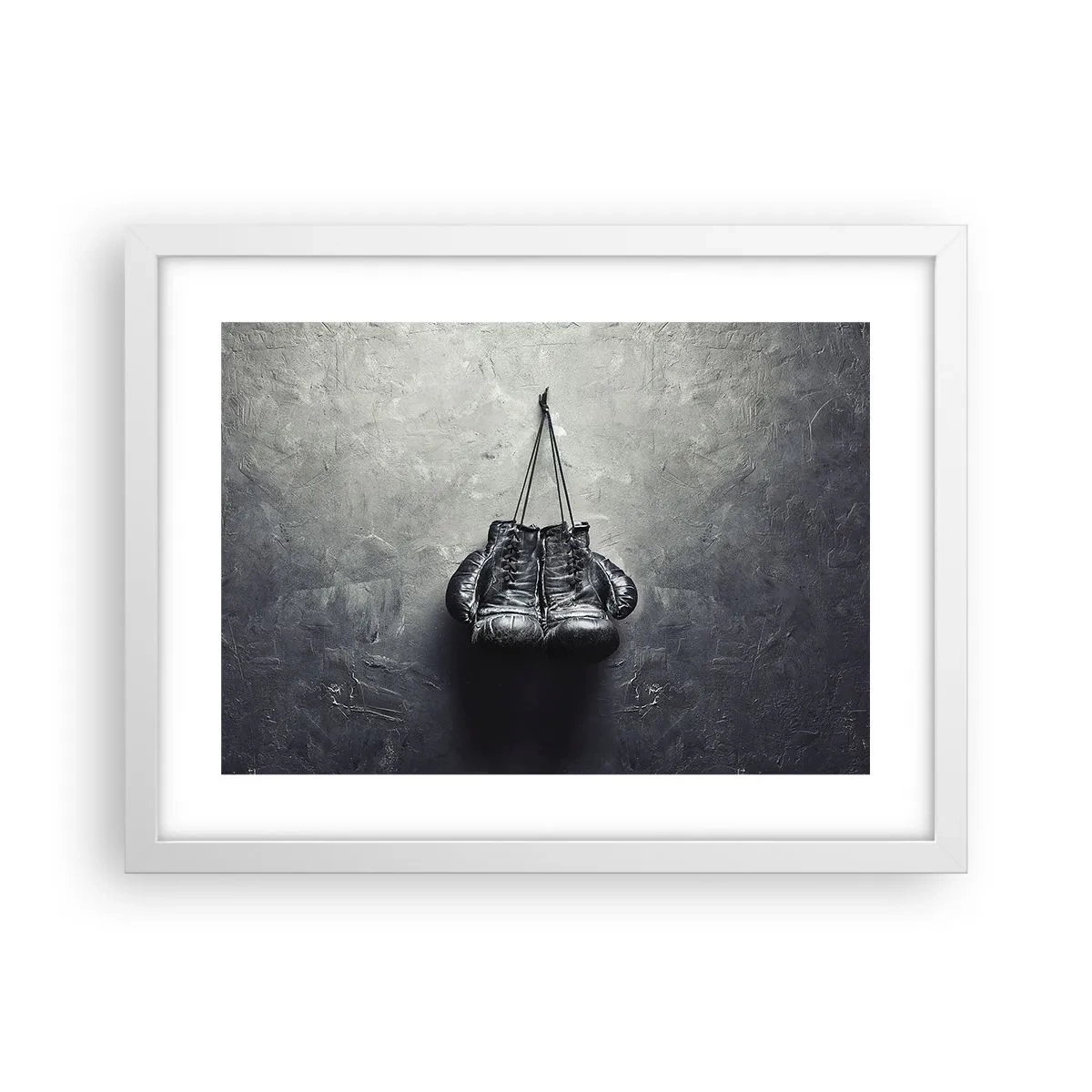 Poster în ramă albă - Timp de luptă și timp de pace - 40x30 cm