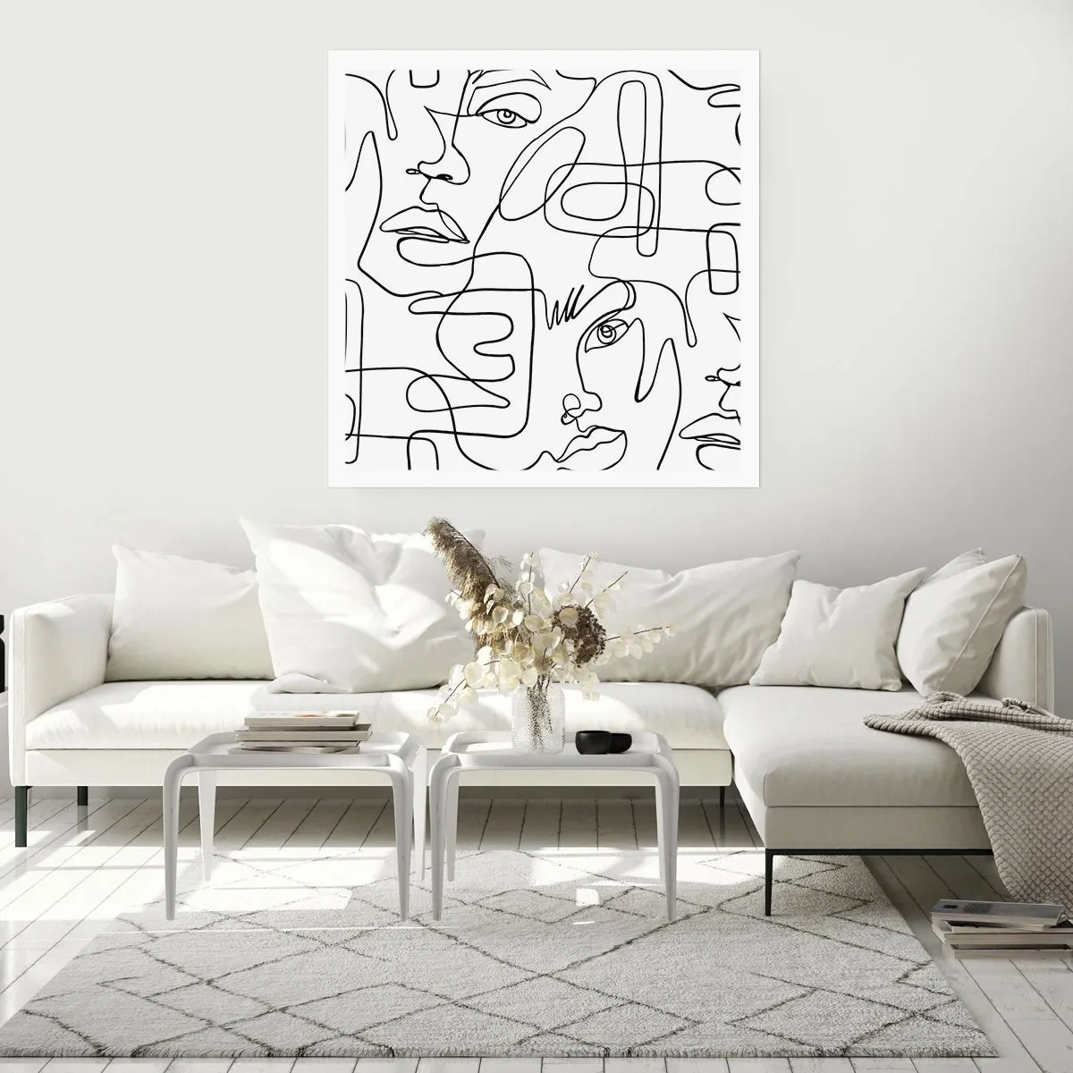 Poster - Într-o încurcătură de emoții - 50x50 cm