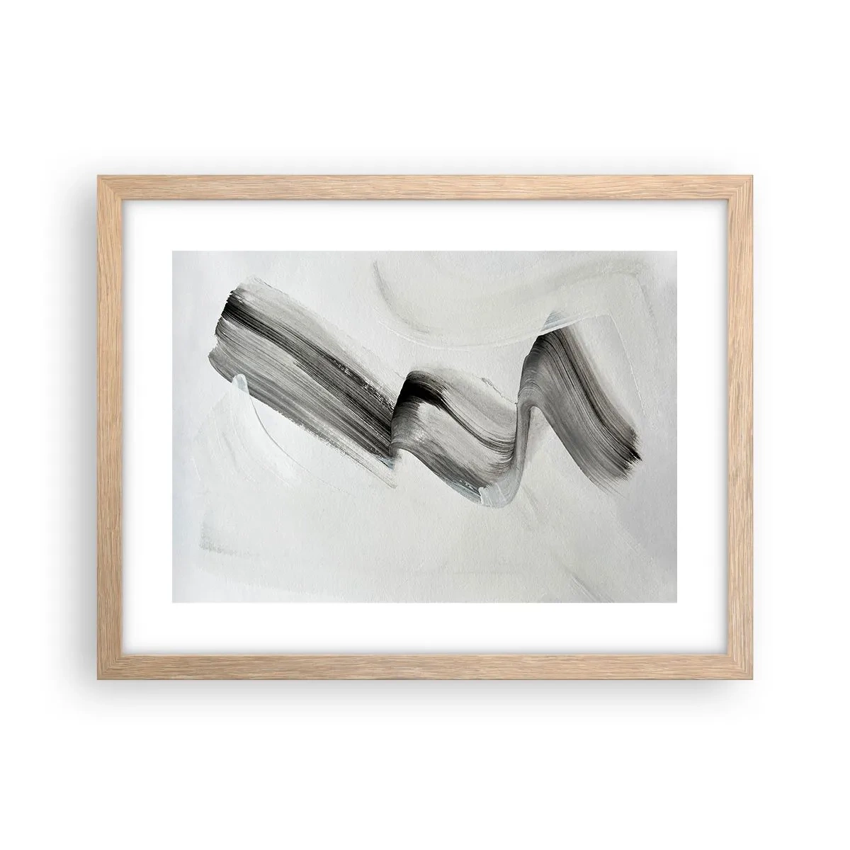 Poster în ramă de stejar deschis - Doar pentru distracție - 40x30 cm