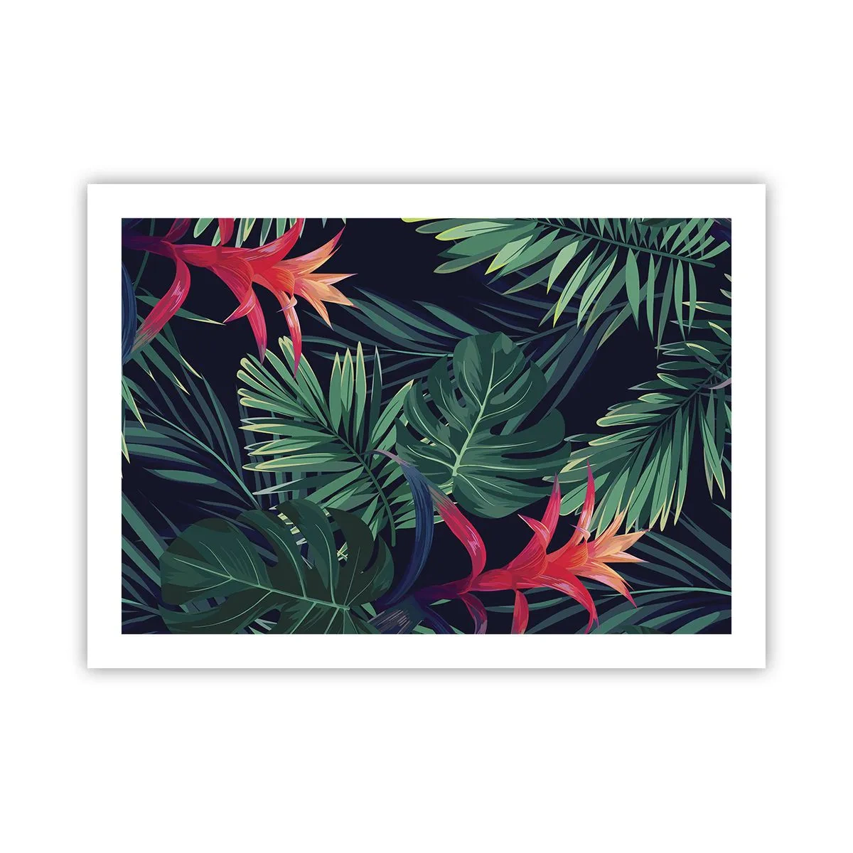 Poster - Flacăra verde - 70x50 cm