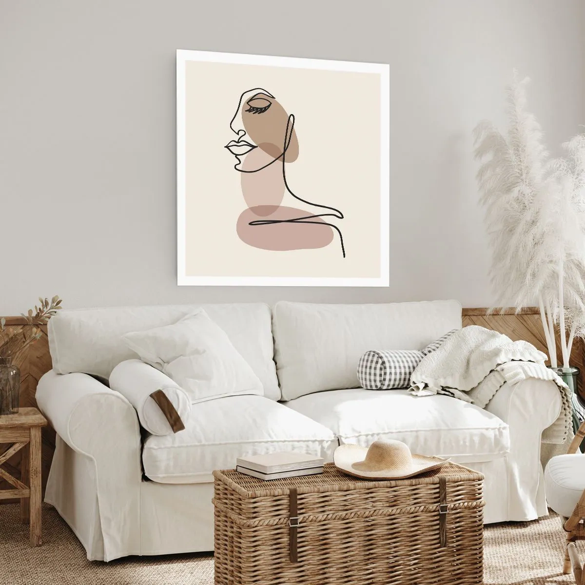 Poster - O anumită linie de frumusețe - 60x60 cm