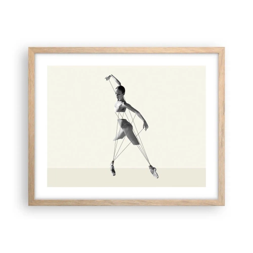 Poster în ramă de stejar deschis - Într-un teatru de lumină - 50x40 cm