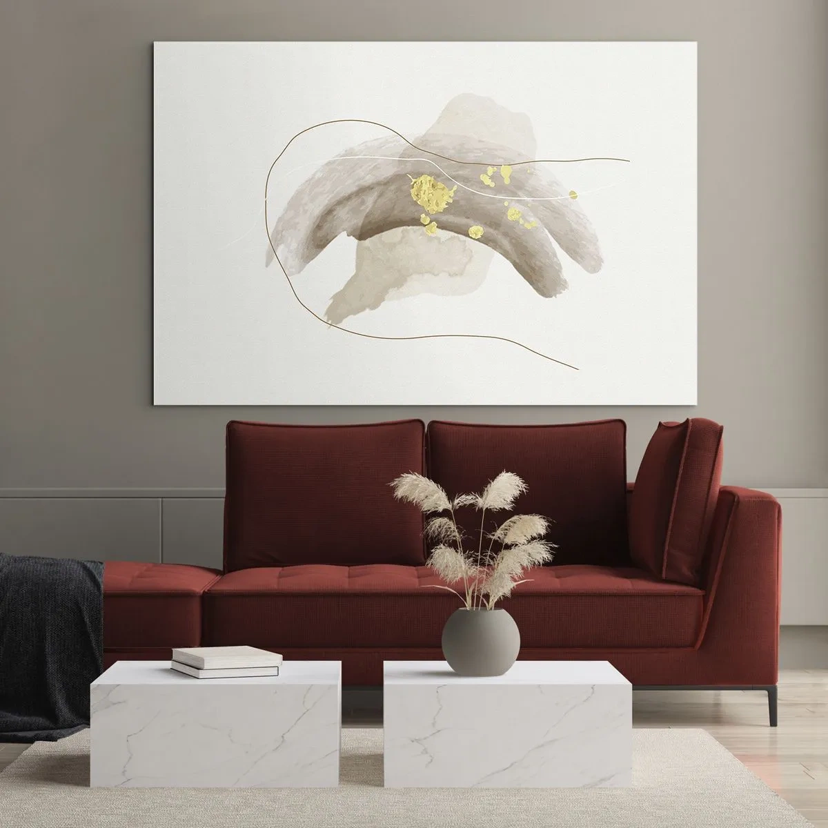 Tablou pe sticlă - Întâlnite în spațiu - 120x80 cm