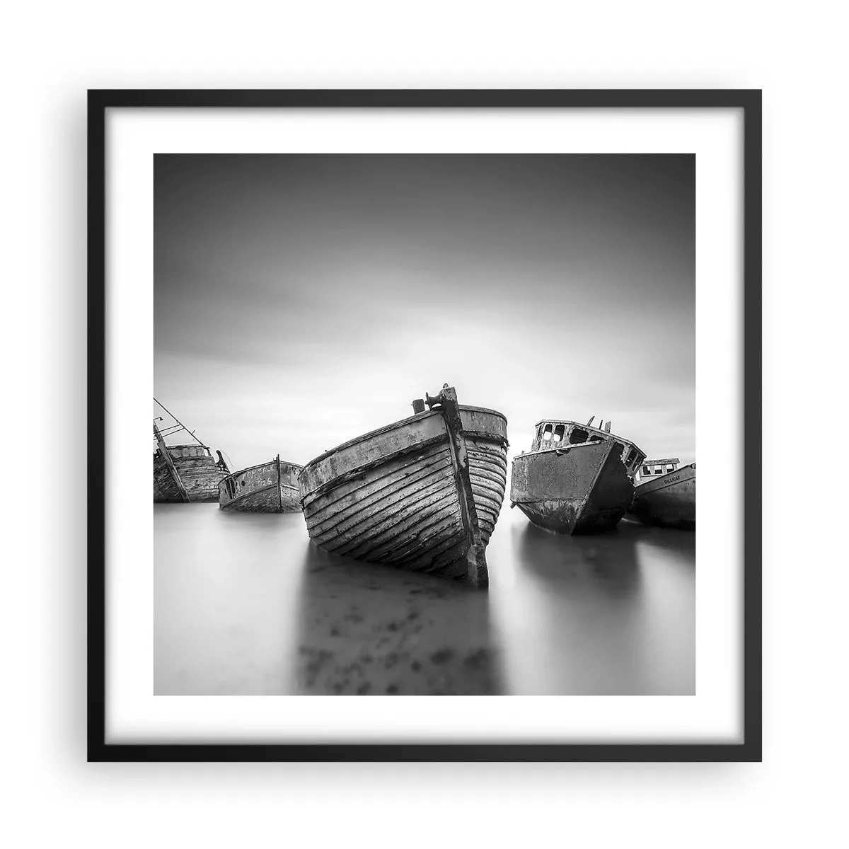 Poster în ramă neagră - Acum sunt doar amintiri... - 50x50 cm