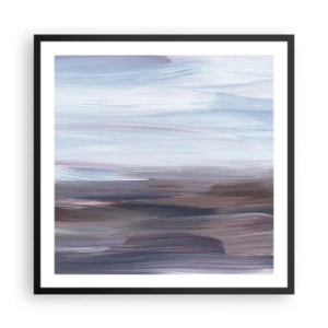 Poster în ramă neagră - Elemente: apă - 60x60 cm