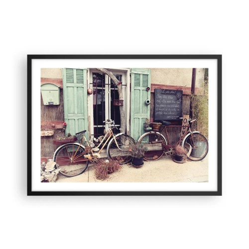 Poster în ramă neagră - Trăiască provincia! - 70x50 cm