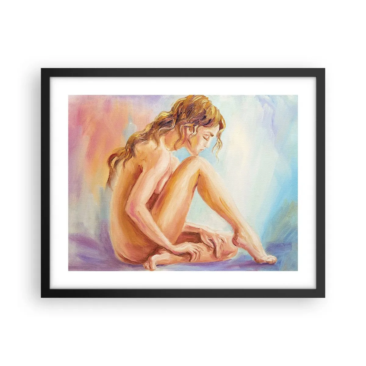Poster în ramă neagră - Gest de tinerețe - 50x40 cm