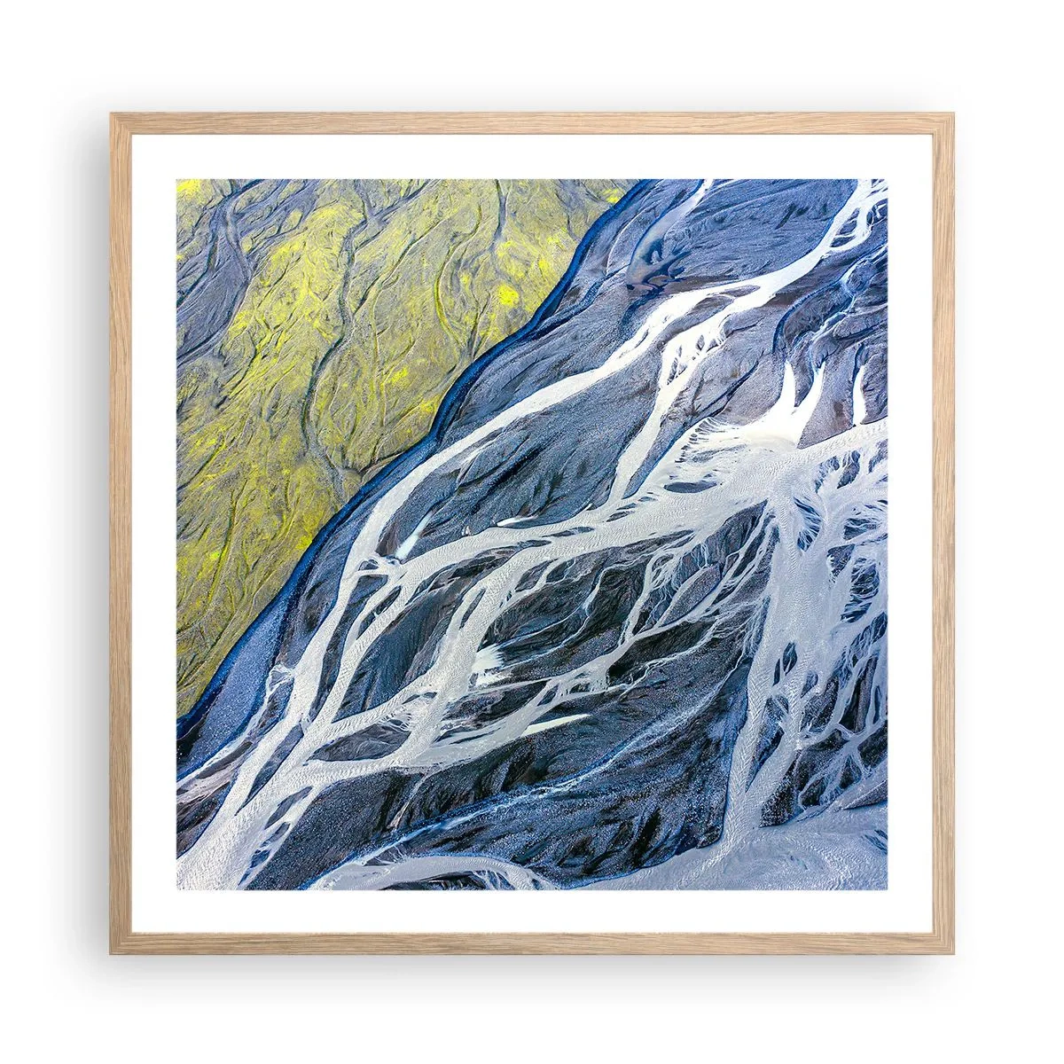 Poster în ramă de stejar deschis - Picturi din natură - 60x60 cm