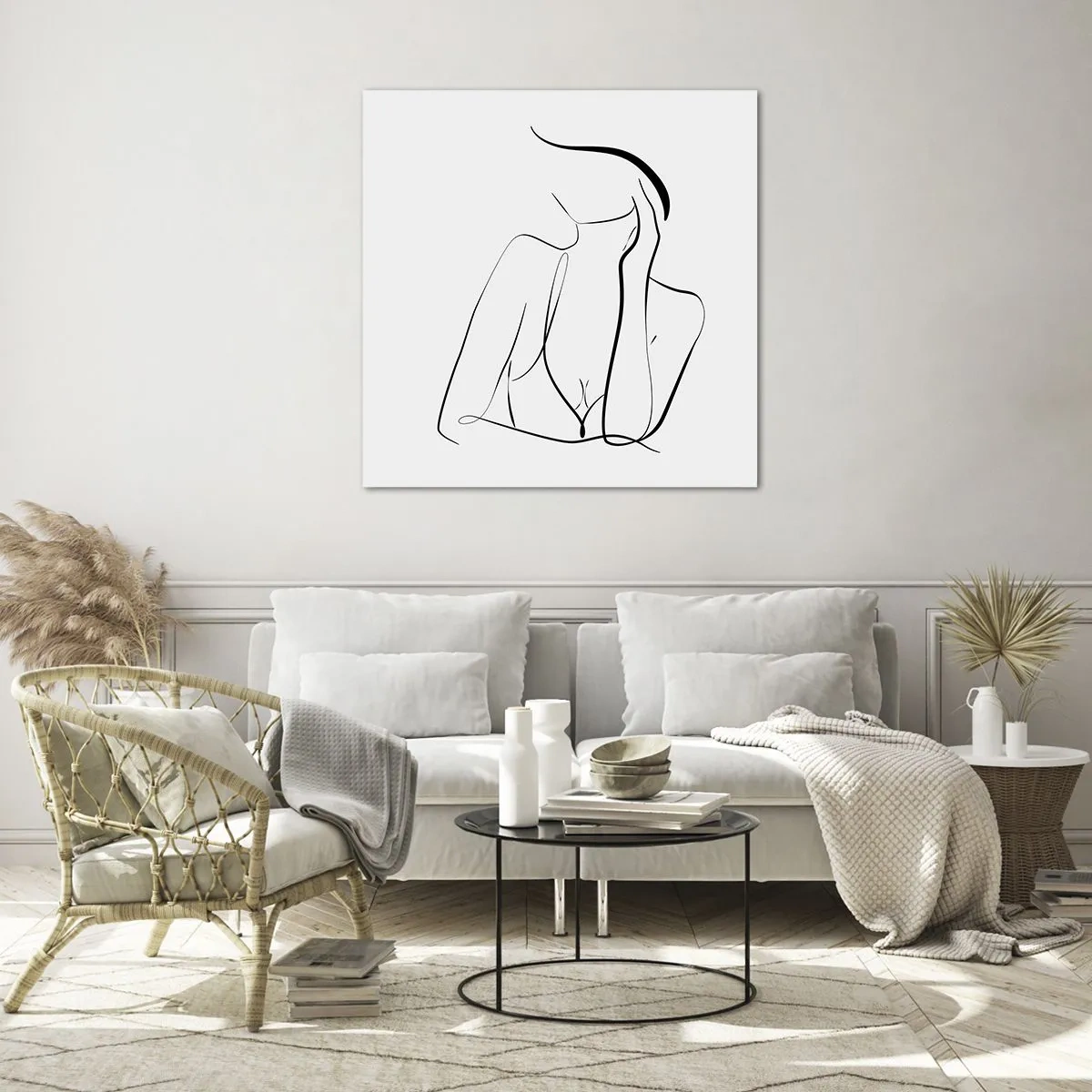 Tablou pe sticlă - Pe valul unui vis - 30x30 cm