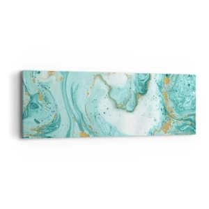 Tablou pe pânză - Sub marele val al perioadei Edo - 90x30 cm