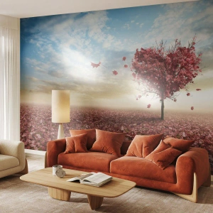 Tapet Standard Eco - Iubește toamna - Peisaj, Grafică, Copac - 250x175 cm