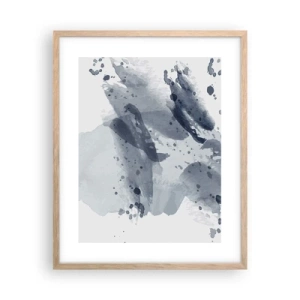 Poster în ramă de stejar deschis - Un studiu al naturii de apă - 40x50 cm