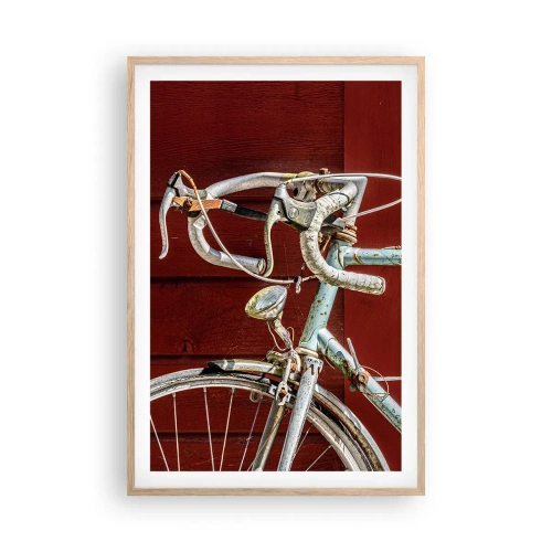 Poster în ramă de stejar deschis - Creat pentru victorie - 61x91 cm