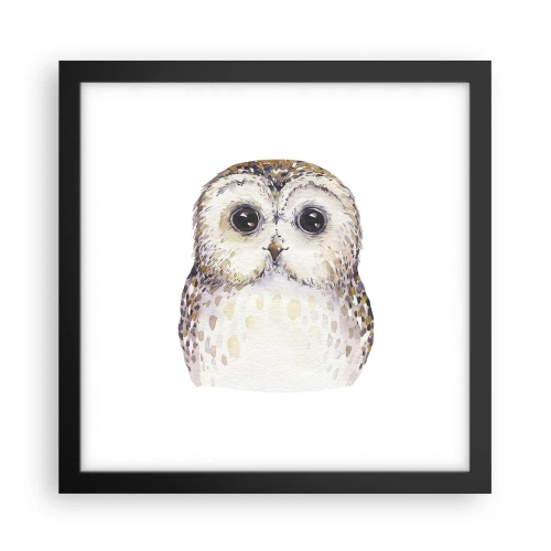 Poster în ramă neagră - Uită-te în ochii mei - 30x30 cm