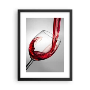 Poster în ramă neagră - Culoare - mișcare - sunet - 30x40 cm