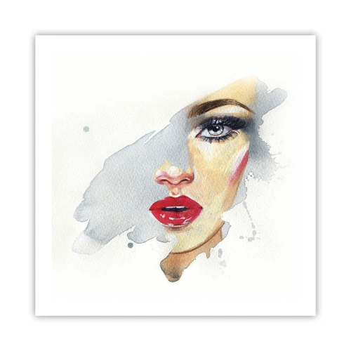 Poster - Reflecție într-o picătură de apă - 60x60 cm