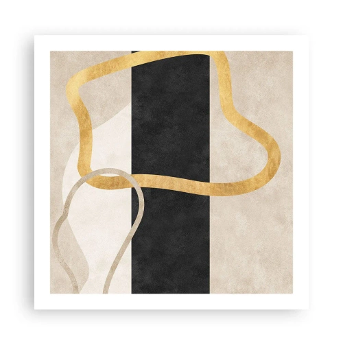 Poster - Forme înbuclite - 60x60 cm