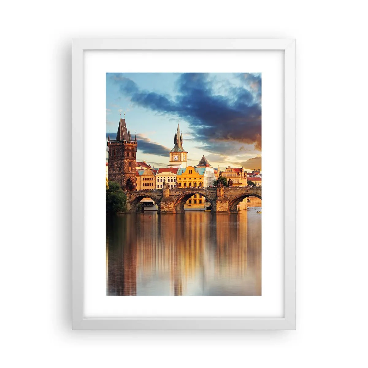 Poster în ramă albă - Frumoasă pentru veacuri - 30x40 cm