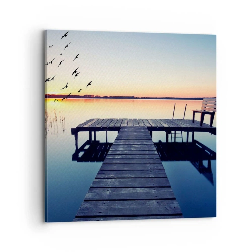 Tablou pe pânză - A fost o zi bună - 70x70 cm