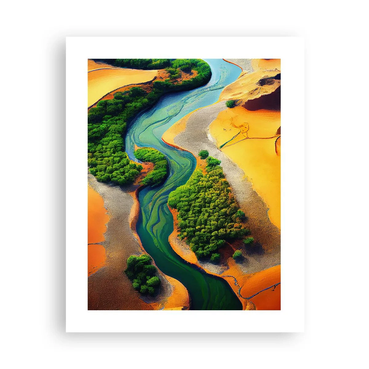 Poster - Râul care dă viață - 40x50 cm