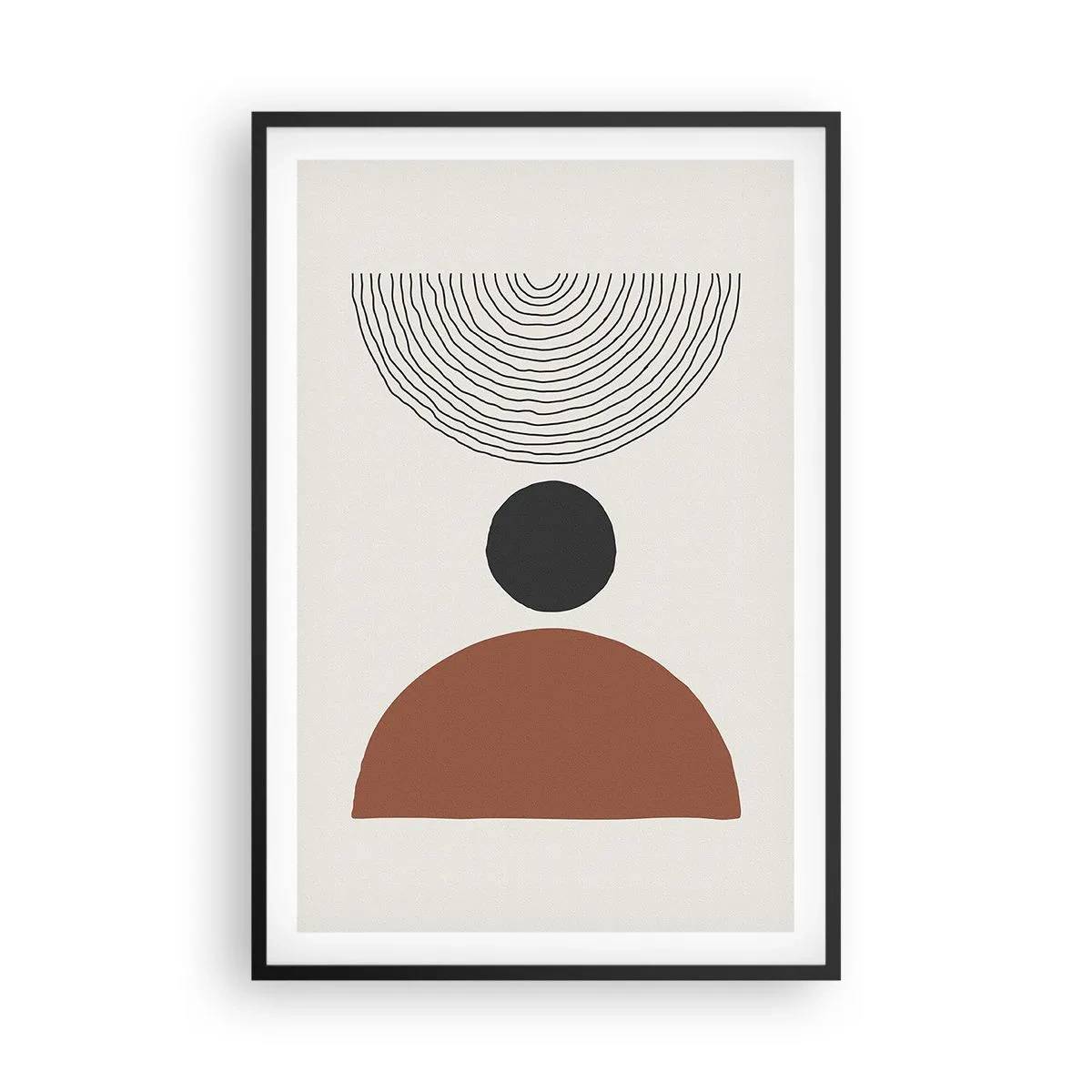 Poster în ramă neagră - În centrul atenției - 61x91 cm
