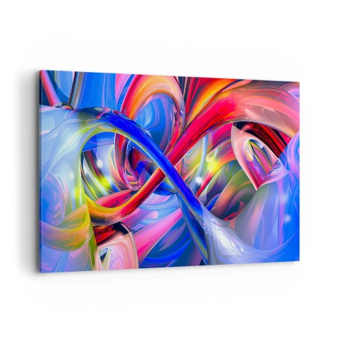 Tablou pe pânză - Dansul culorilor - 100x70 cm