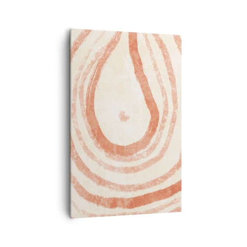 Tablou pe pânză - Cercuri de corali - compoziție - 80x120 cm
