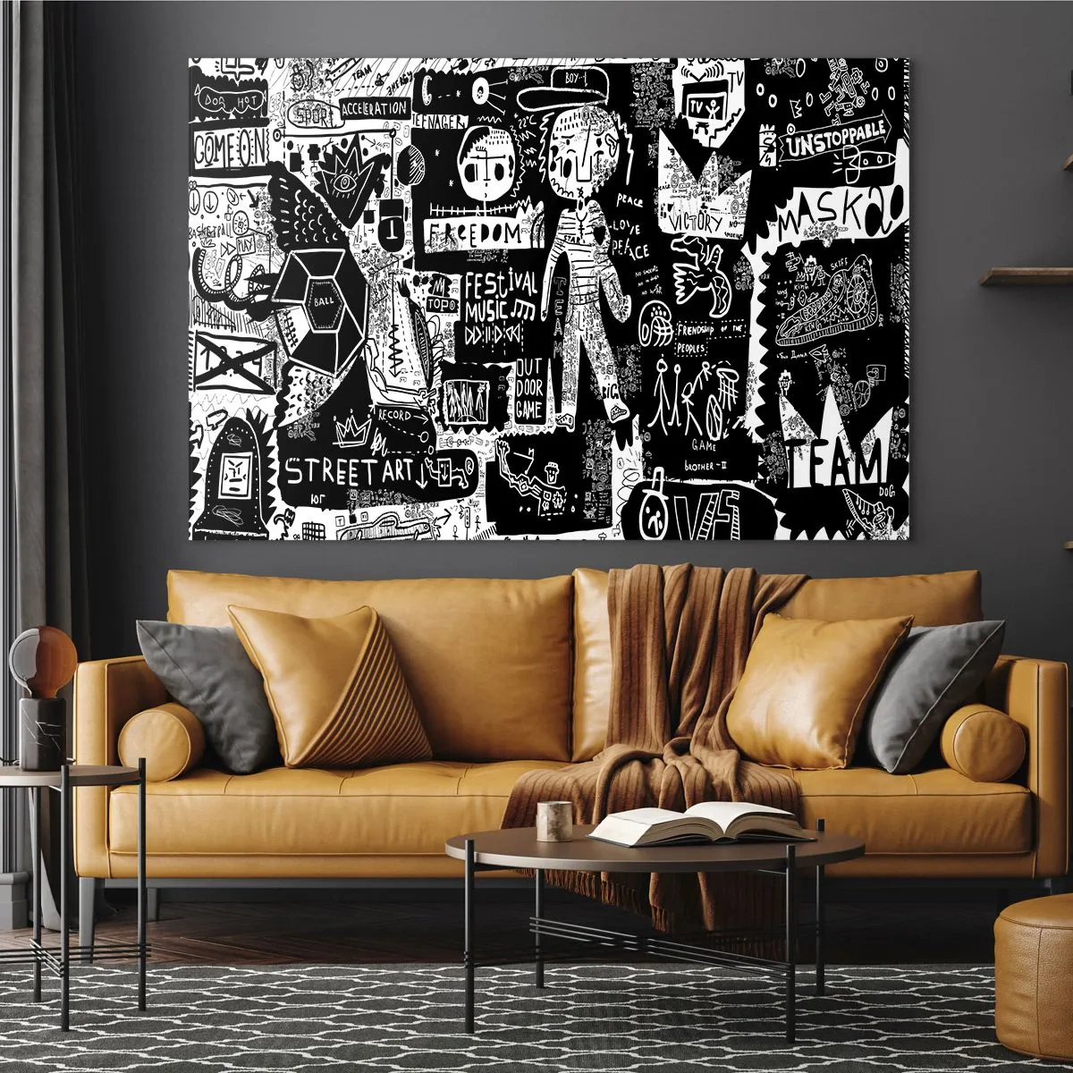 Tablou pe sticlă - Tinerețea duhovnicească a legii și a bucuriei - 120x80 cm