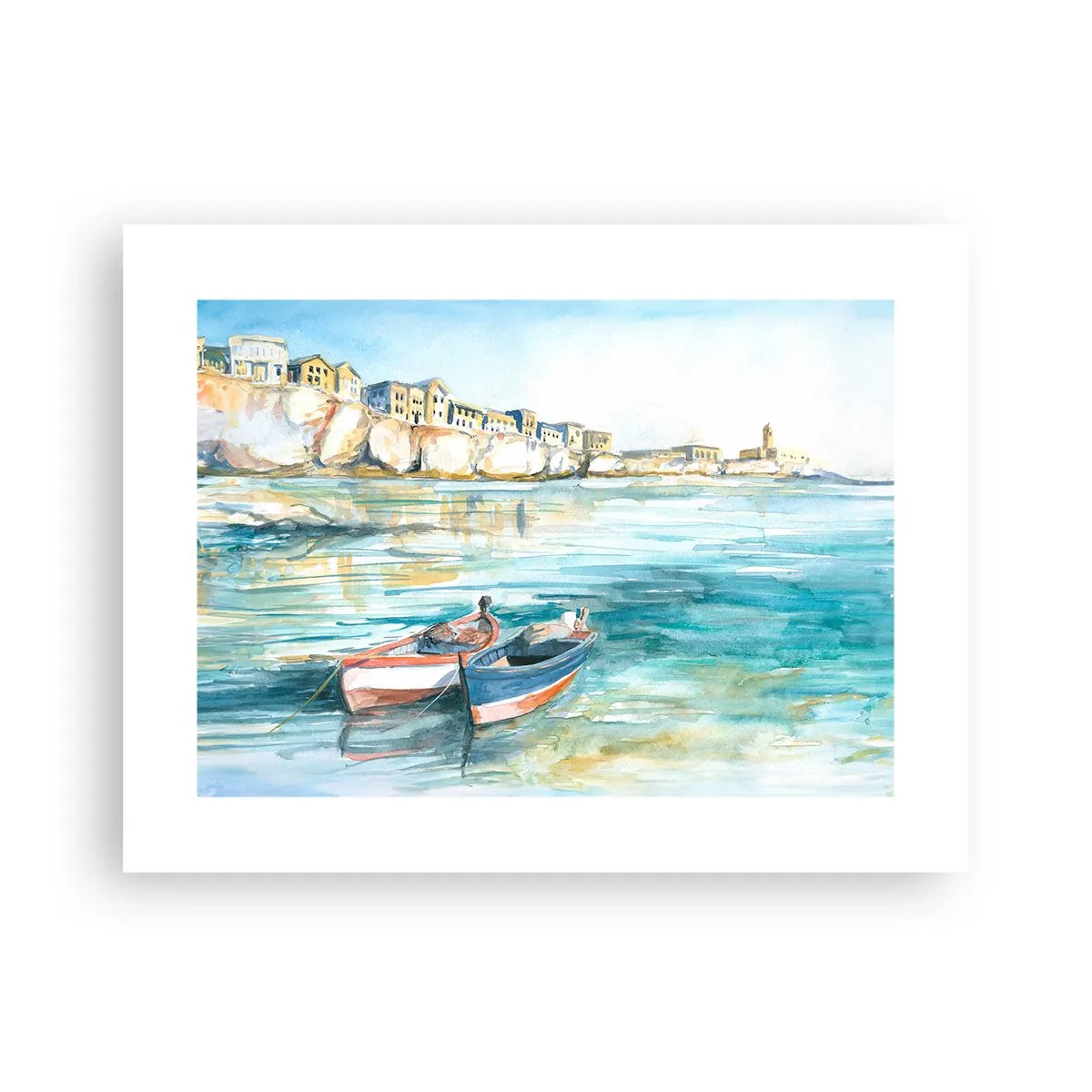 Poster - Peisaj în azur - 40x30 cm