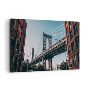 Tablou pe pânză - În valurile orașului - 120x80 cm