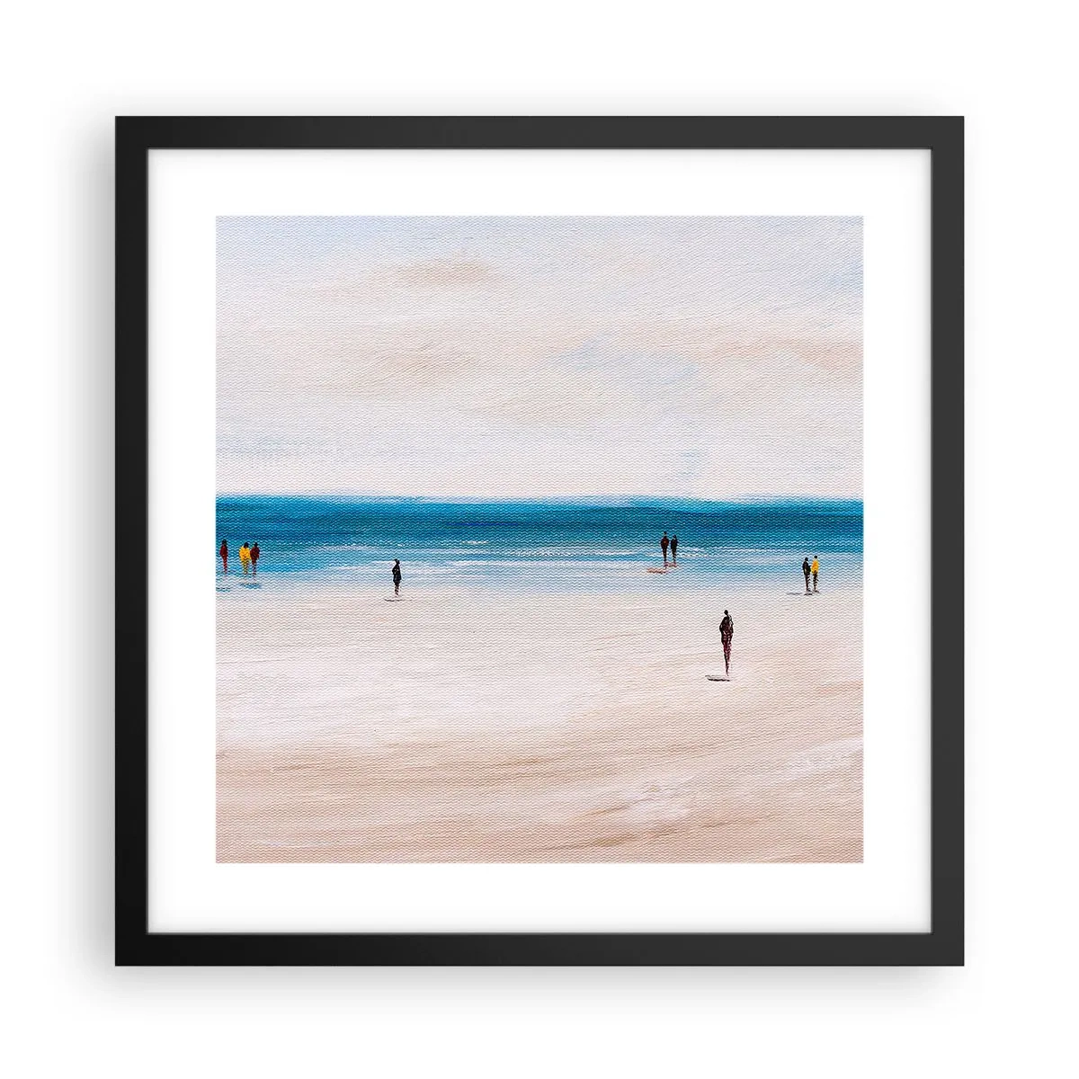 Poster în ramă neagră - Nevoia naturală - 40x40 cm