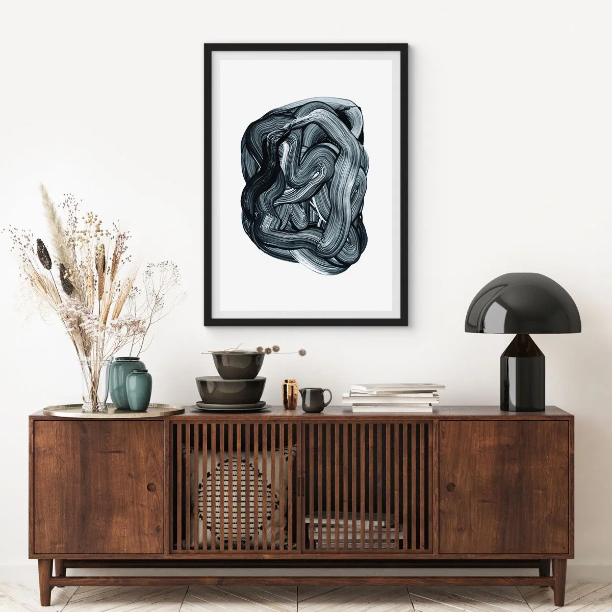 Poster în ramă neagră - Nu este atât de simplu - 61x91 cm